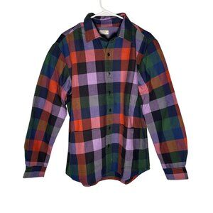 AYR Multicolor Plaid Casual Button Down Shirt